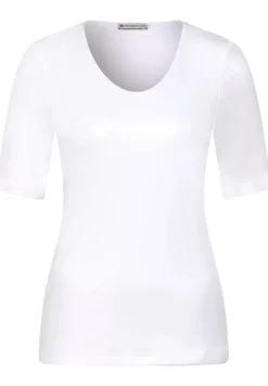 T-Shirt Mit V-Ausschnitt