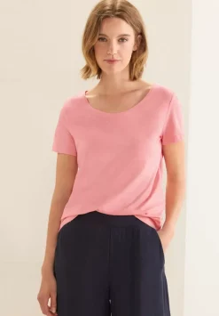 T-Shirt Mit V-Ausschnitt