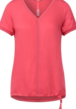 T-Shirt Mit V-Ausschnitt