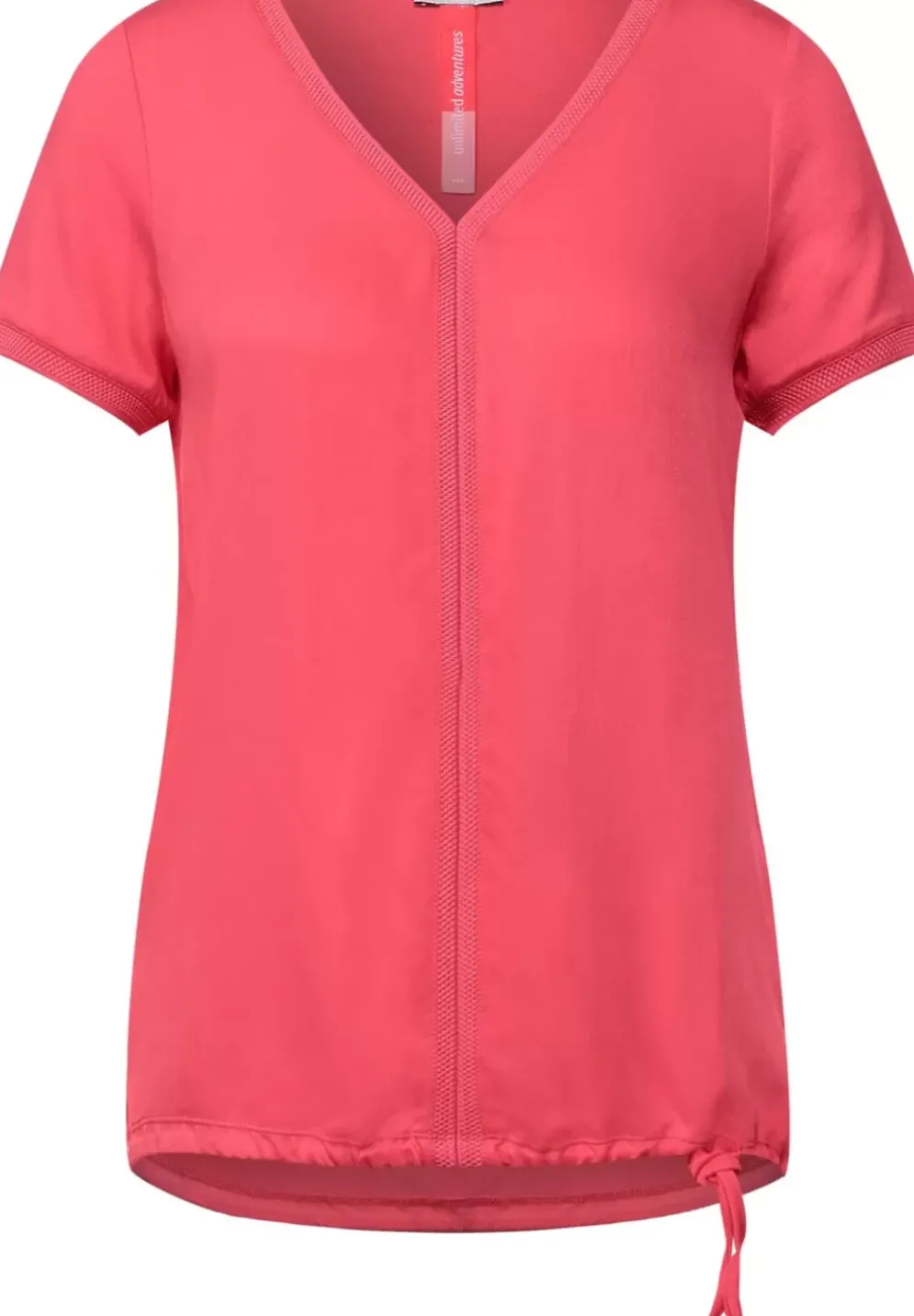 T-Shirt Mit V-Ausschnitt