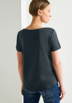 T-Shirt Mit V-Ausschnitt