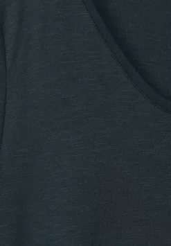 T-Shirt Mit V-Ausschnitt
