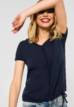T-Shirt Mit V-Ausschnitt