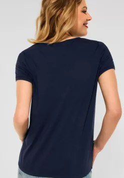T-Shirt Mit V-Ausschnitt