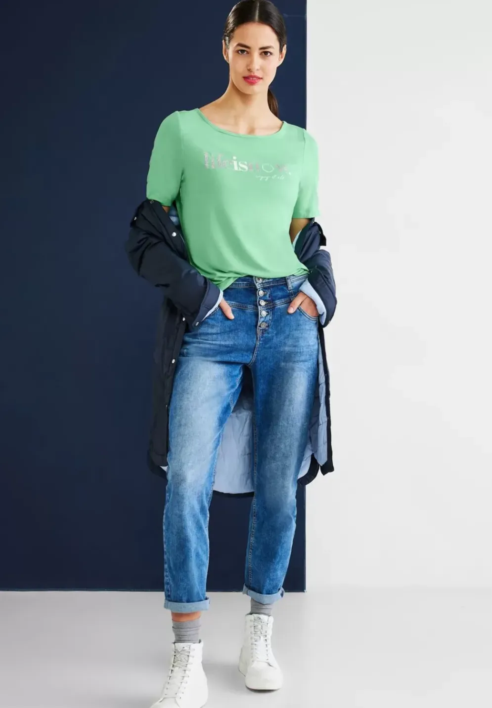T-Shirt Mit Wording