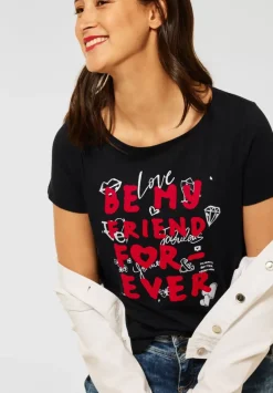 T-Shirt Mit Wording Print