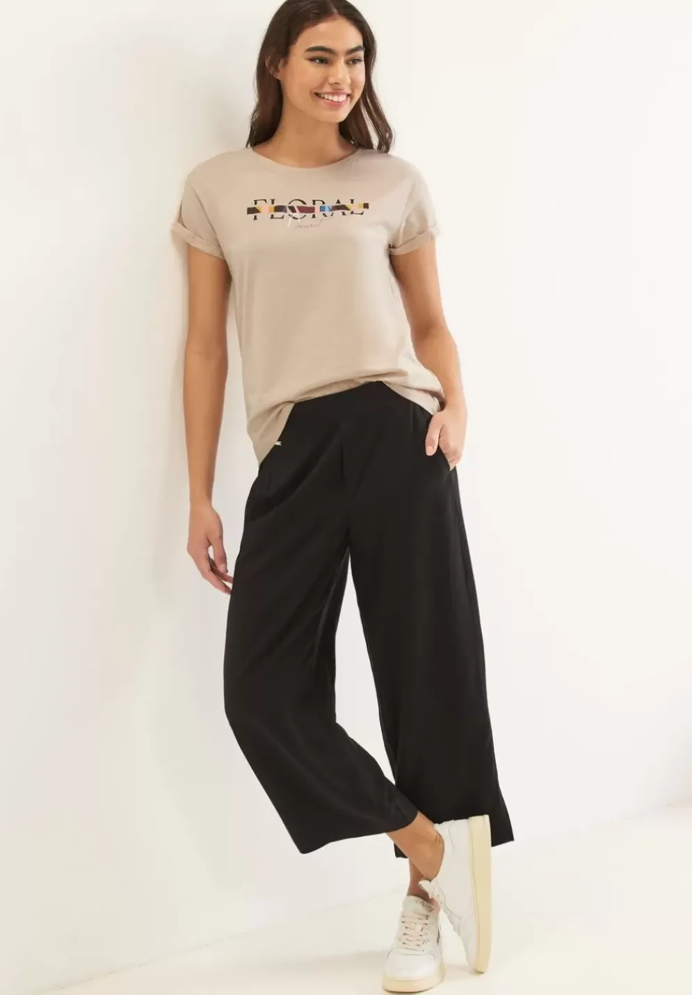 T-Shirt Mit Wording Print