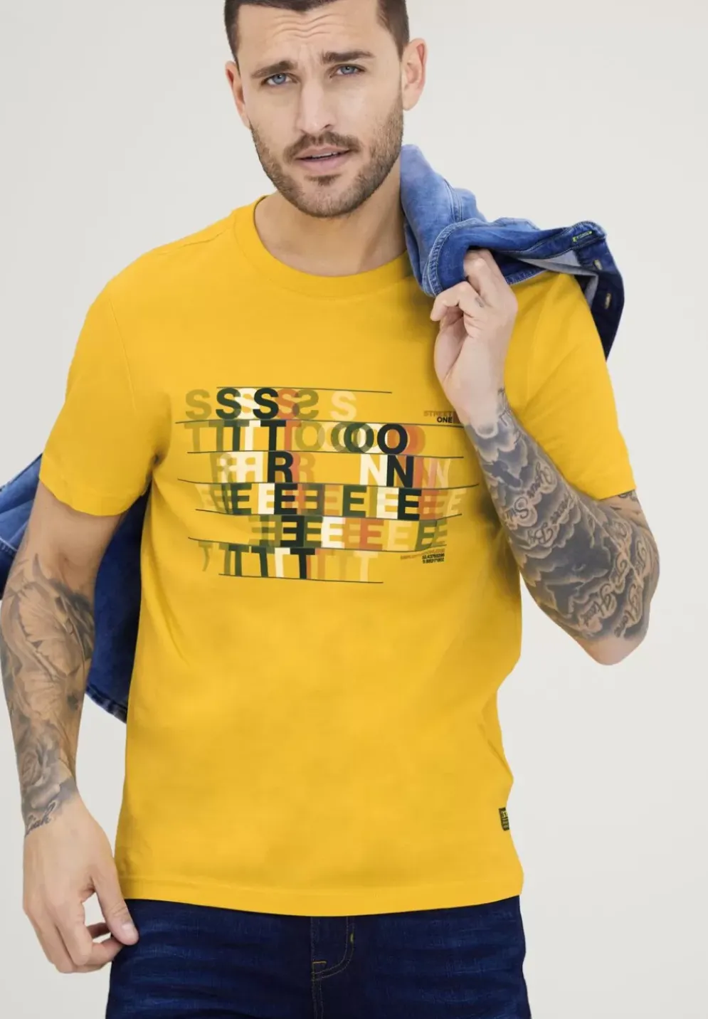 T-Shirt Mit Wording Print