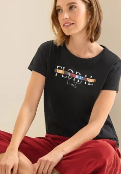 T-Shirt Mit Wording Print