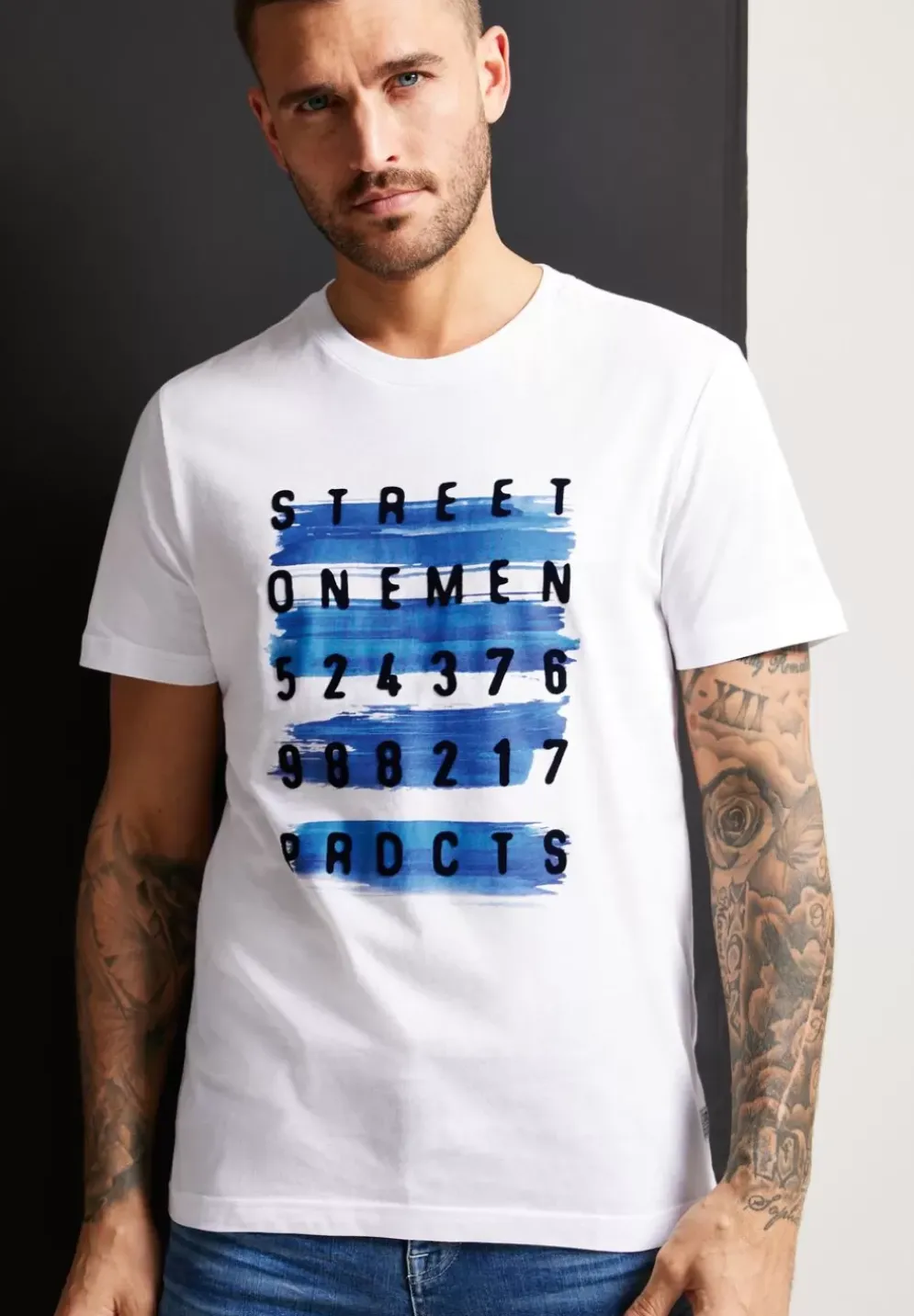 T-Shirt Mit Wordingprint