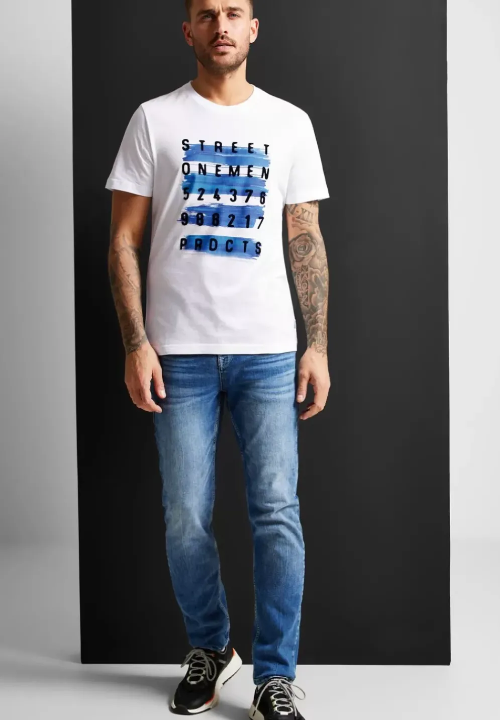 T-Shirt Mit Wordingprint