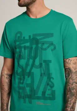 T-Shirt Mit Wordingprint
