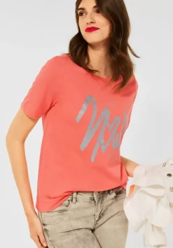 T-Shirt Mit Wordingprint