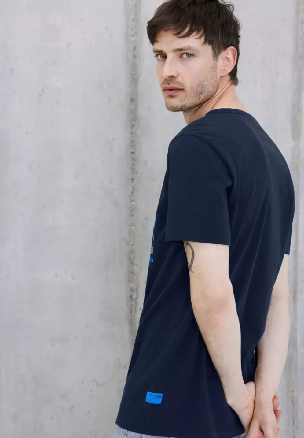 T-Shirt Mit Wordingprint