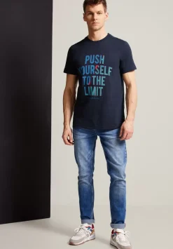T-Shirt Mit Wordingprint