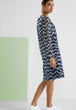 Tunika Meshkleid Mit Print
