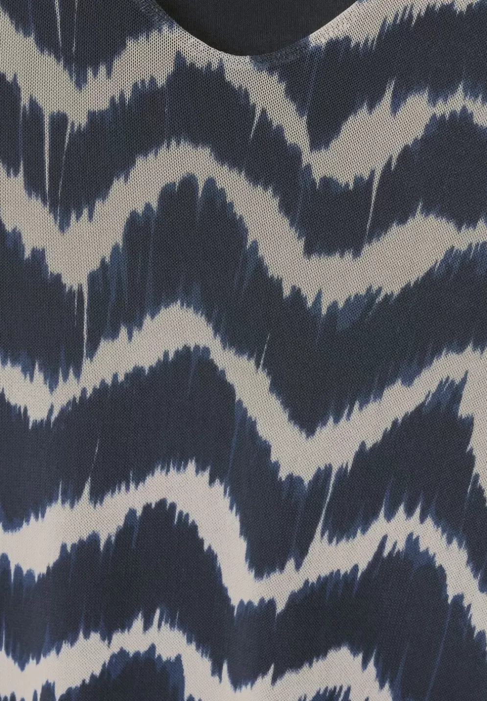 Tunika Meshkleid Mit Print