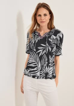 Tunika T-Shirt Mit Print