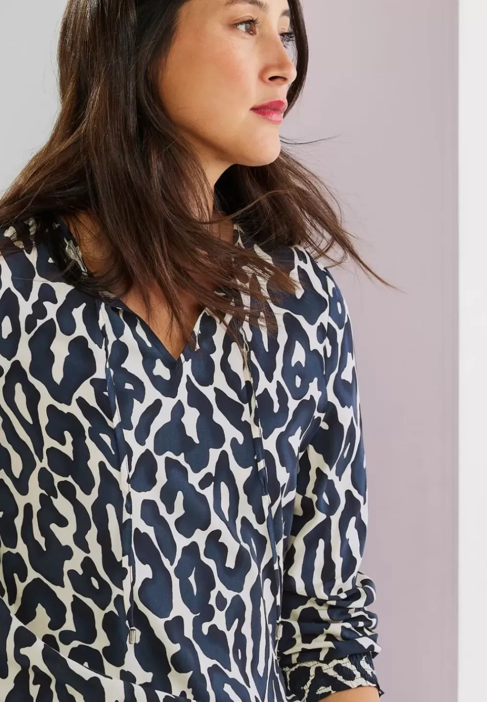 Tunikabluse Mit Leo Print