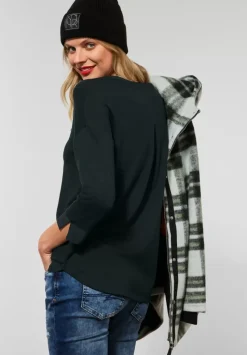 Tunikashirt Im Materialmix