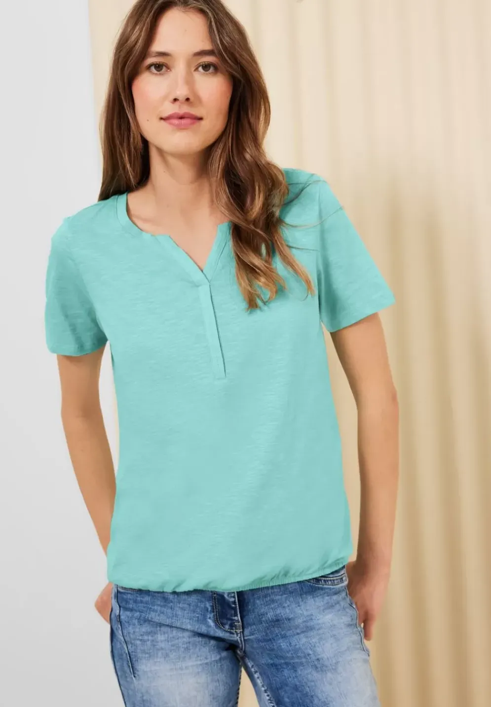 Tunikashirt In Unifarbe