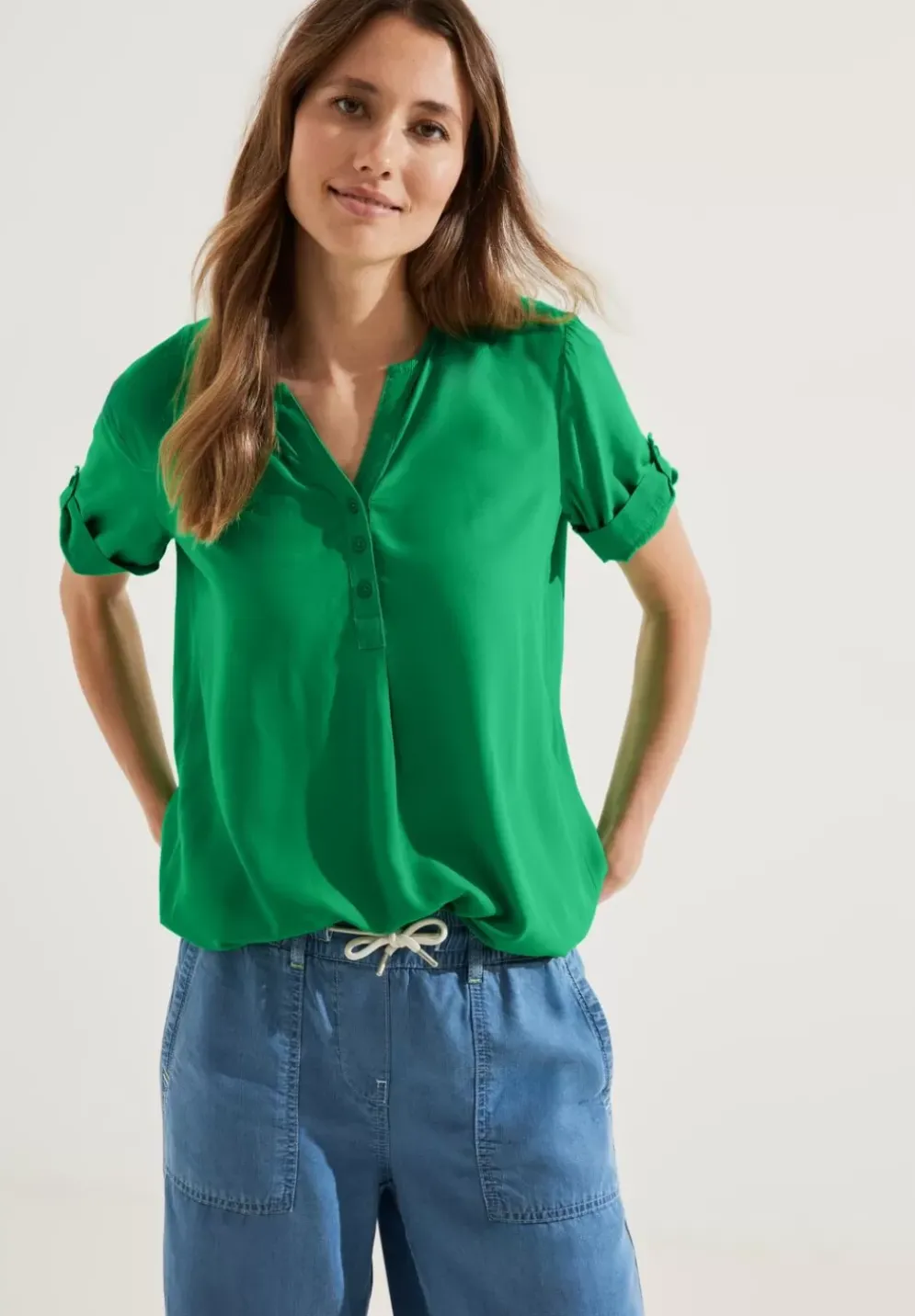 Tunikashirt In Unifarbe