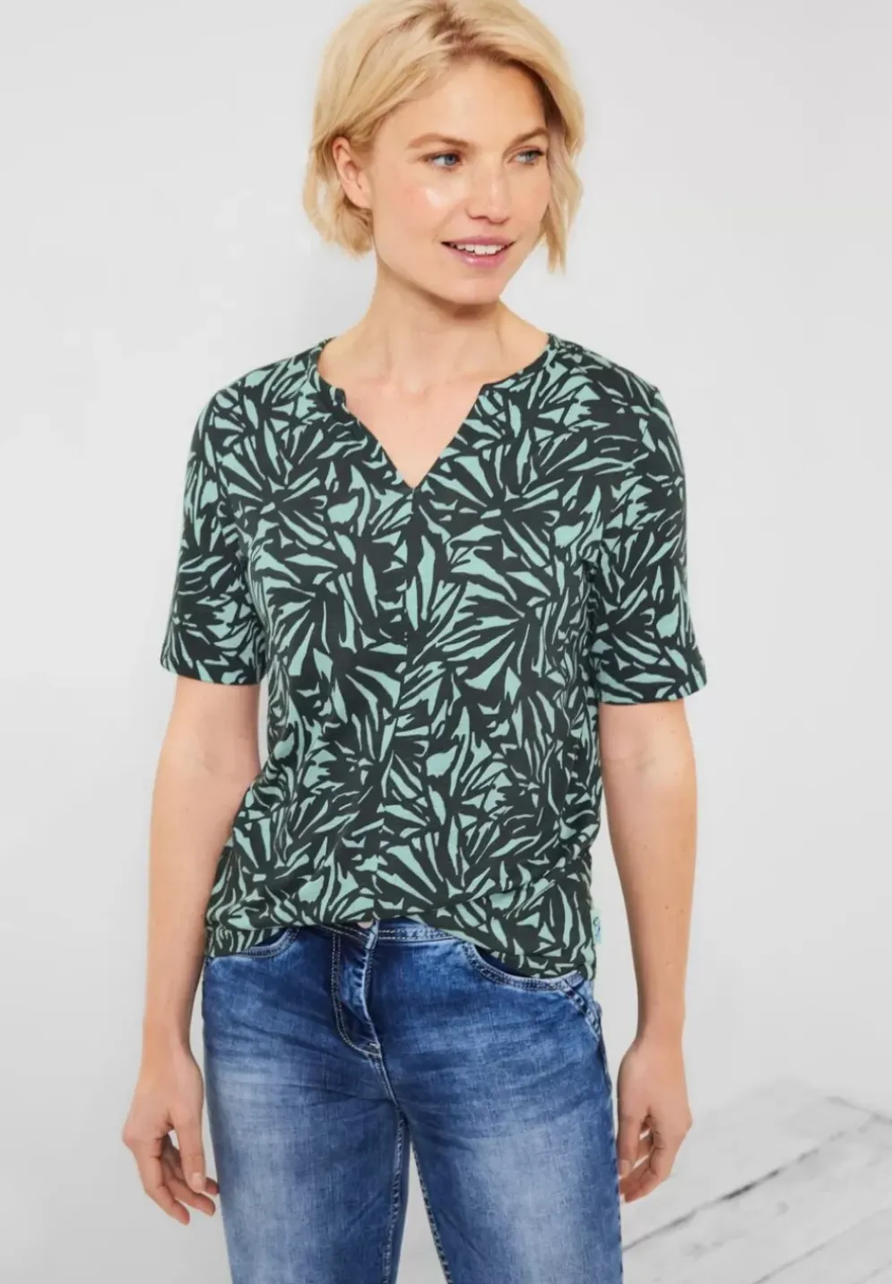 Tunikashirt Mit Alloverprint