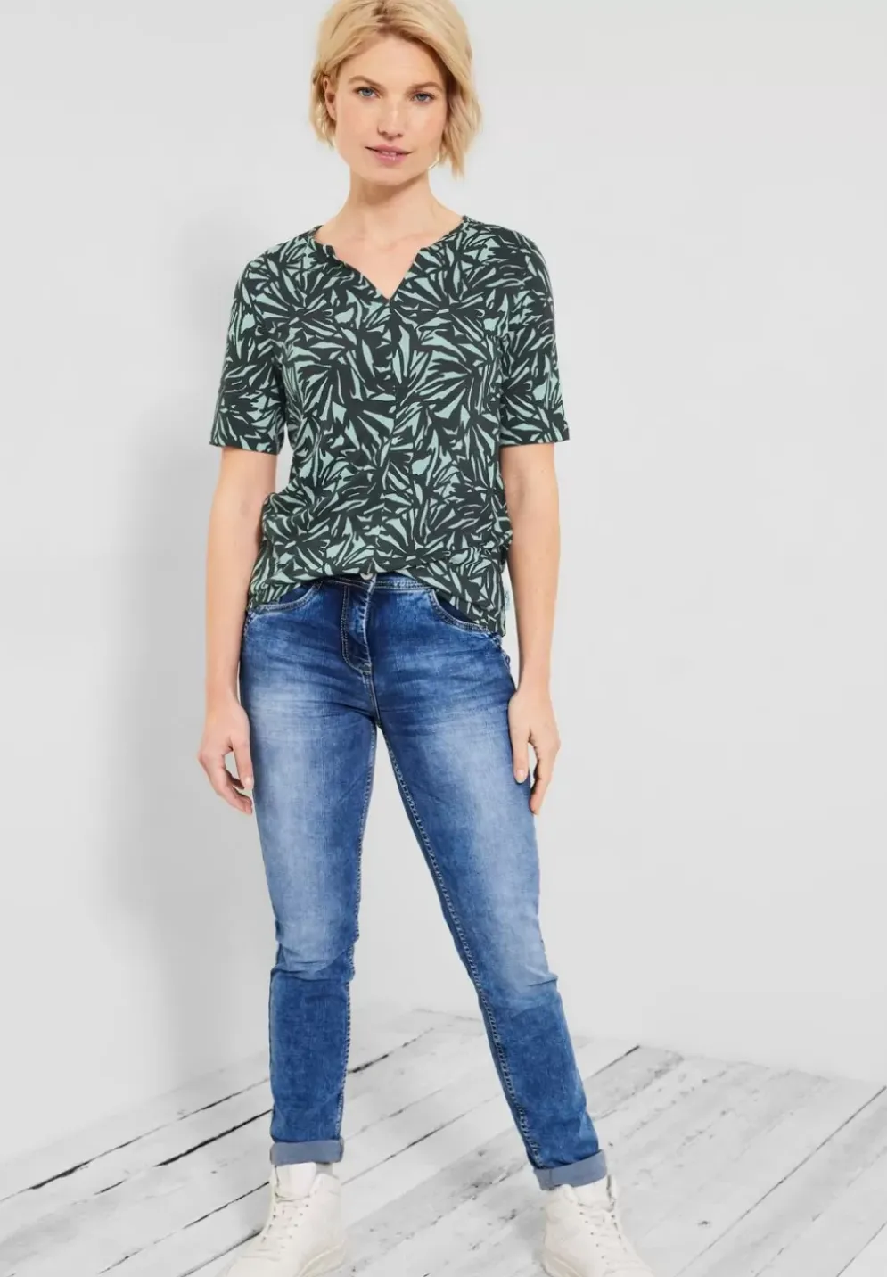 Tunikashirt Mit Alloverprint