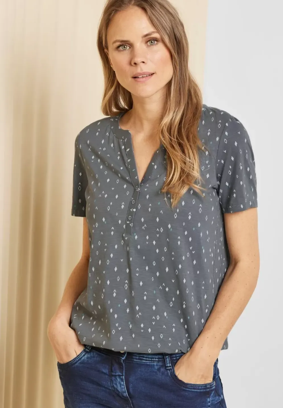 Tunikashirt Mit Minimalprint