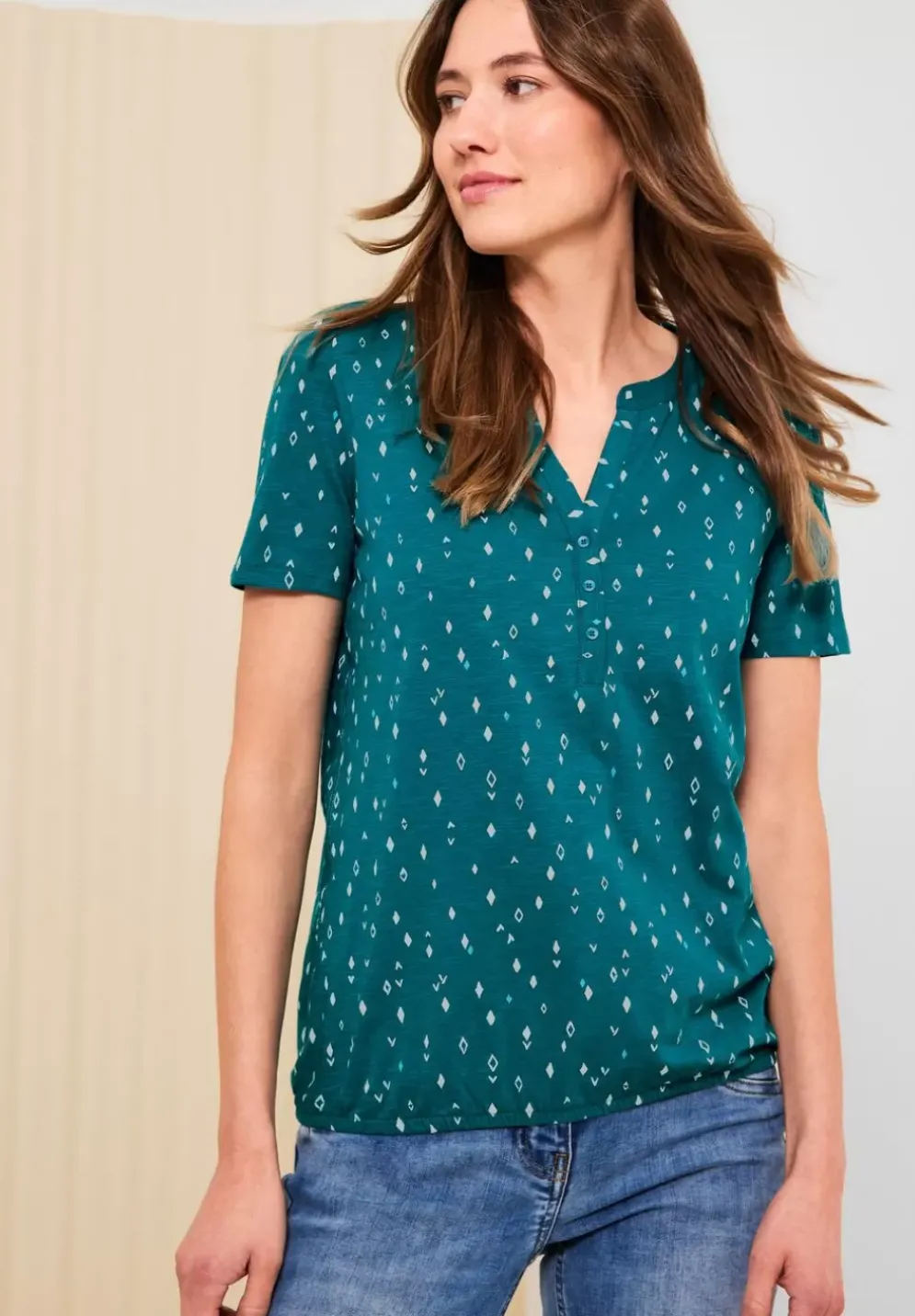 Tunikashirt Mit Minimalprint