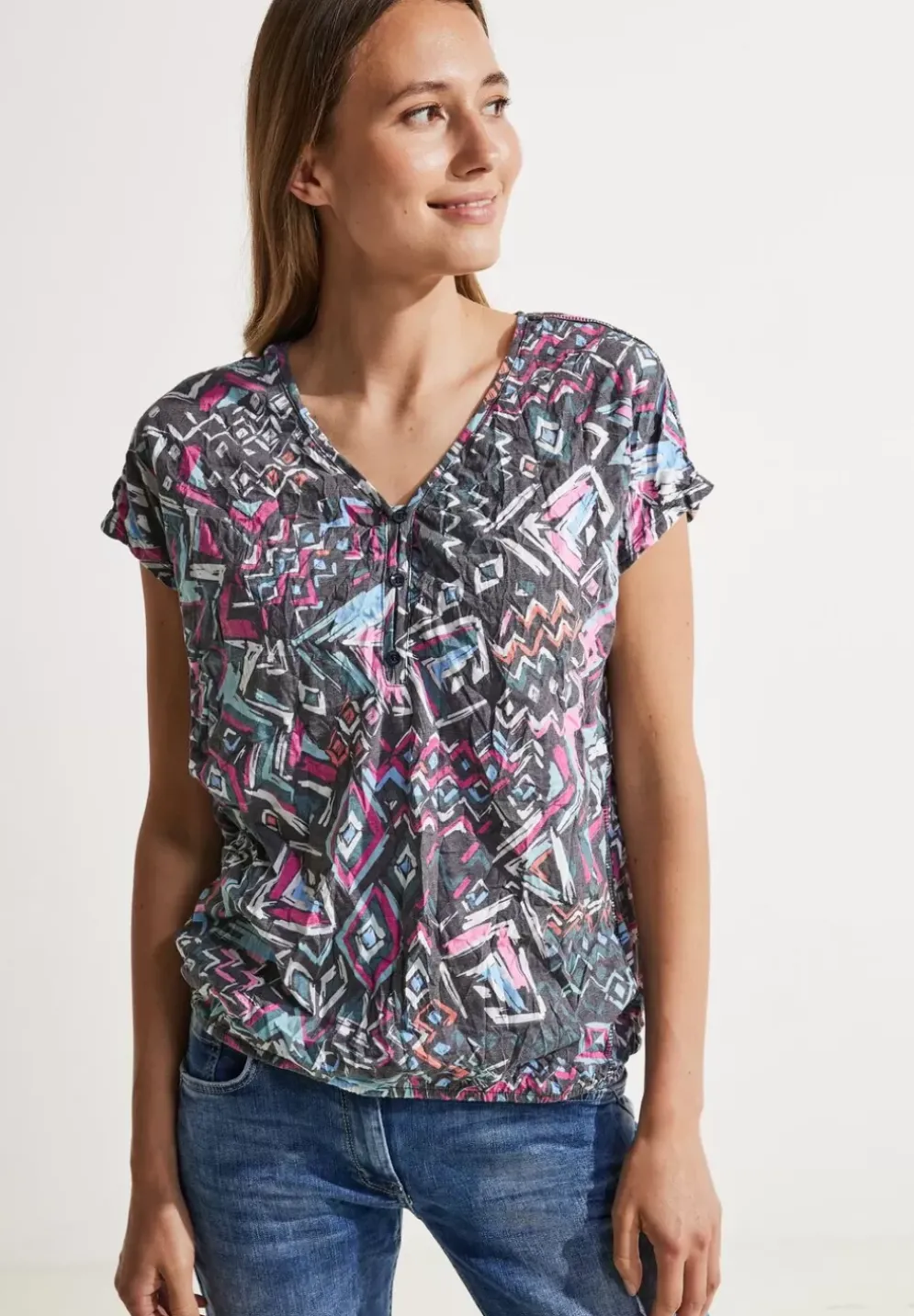 Tunikashirt Mit Print