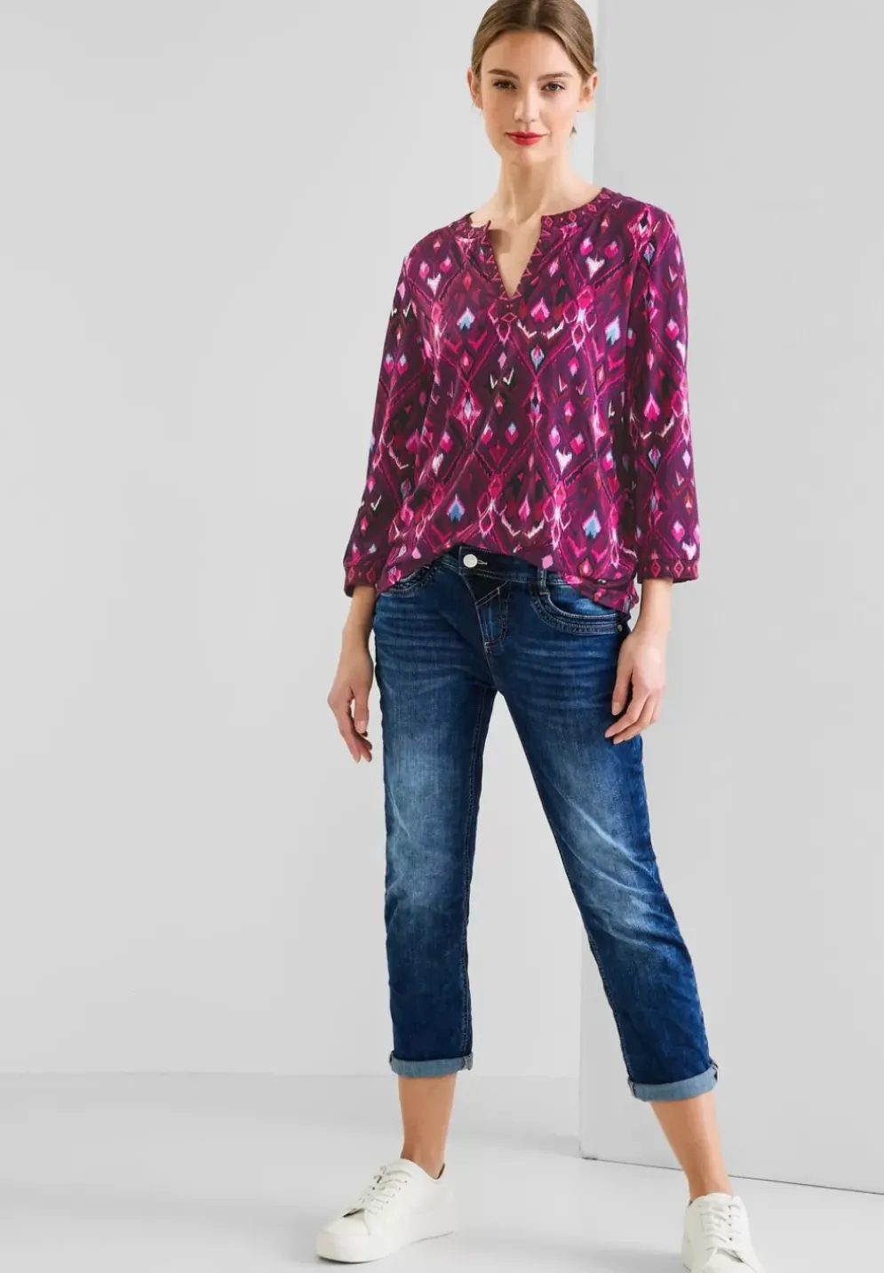 Tunikashirt Mit Print
