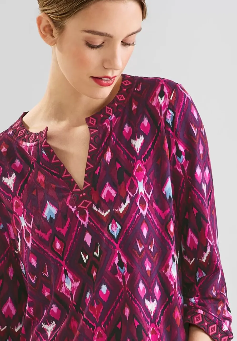 Tunikashirt Mit Print