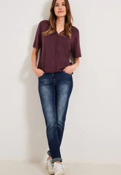 Tunikashirt Mit Rippdetail