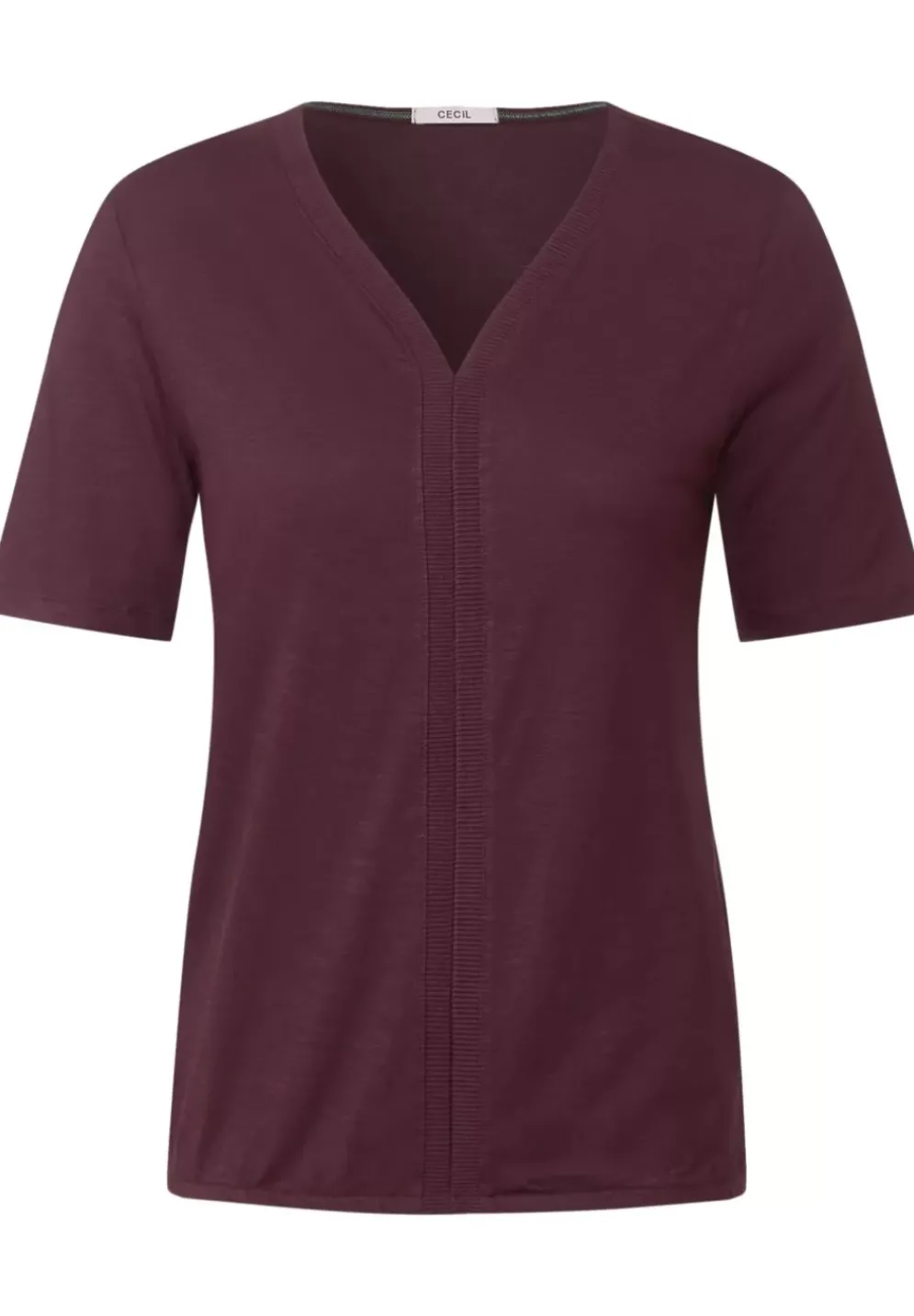 Tunikashirt Mit Rippdetail