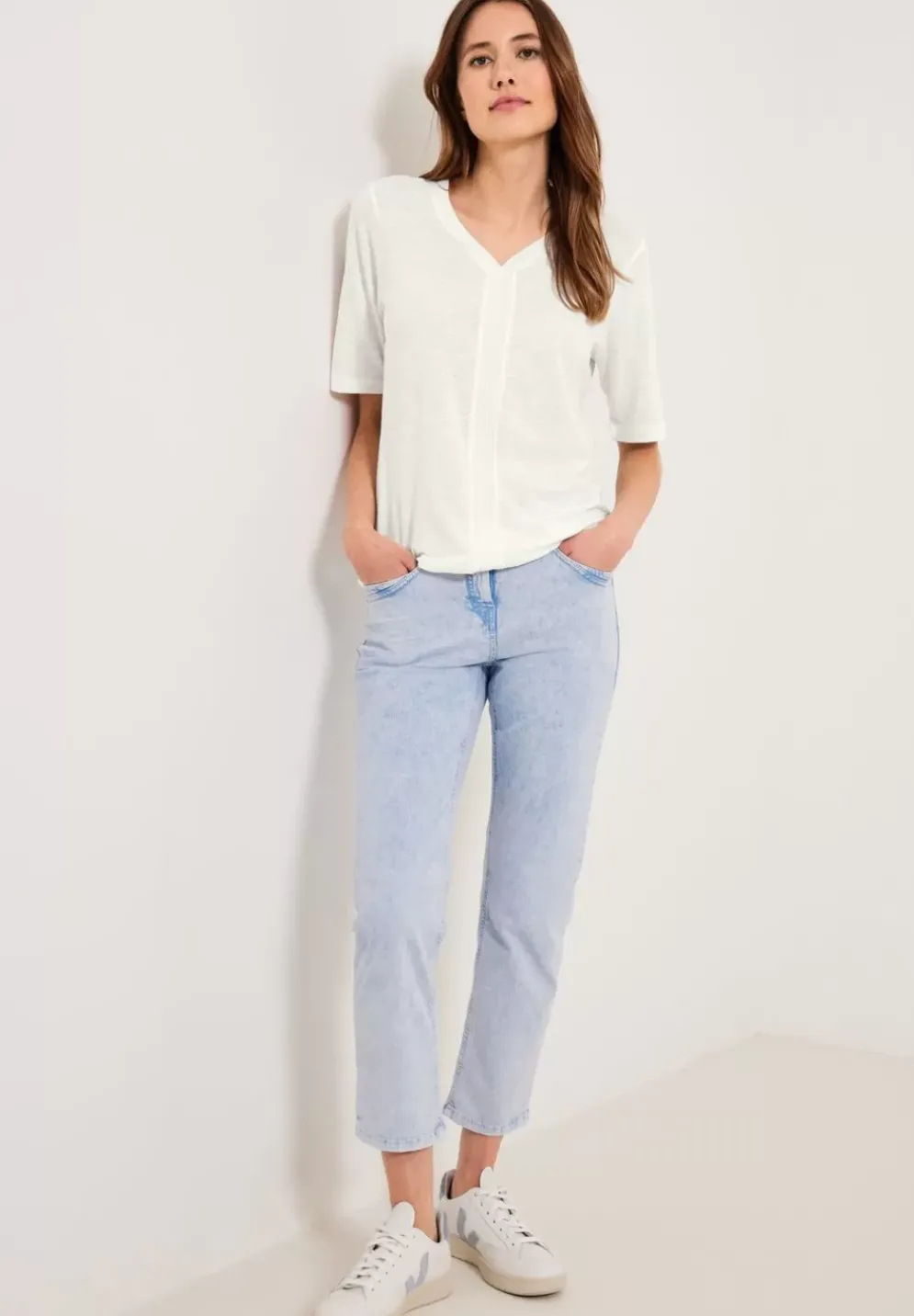 Tunikashirt Mit Rippdetail