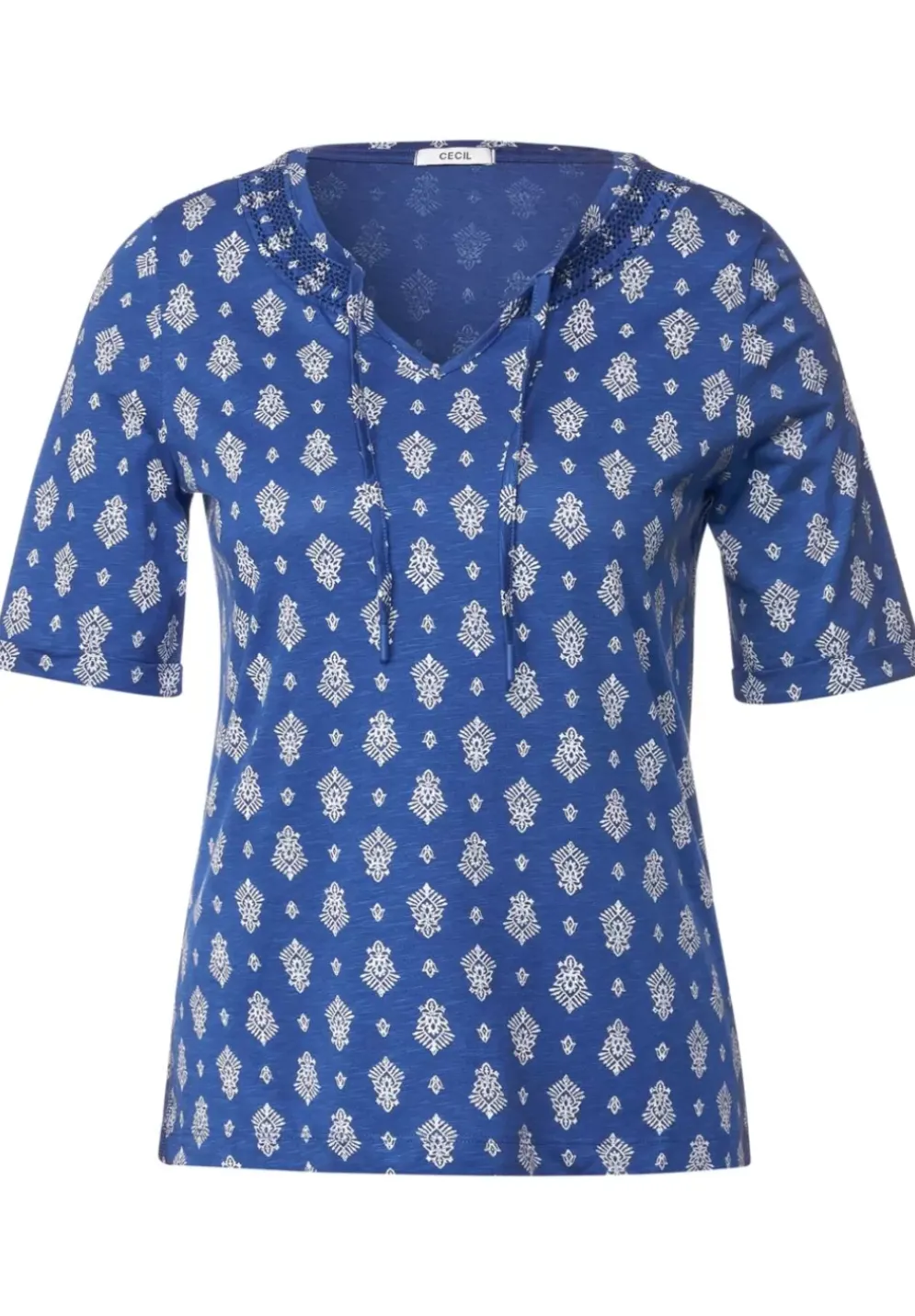 Tunikashirt Mit Smock Detail