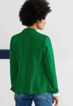 Twill Blazer In Unifarbe