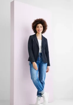 Twill Blazer In Unifarbe