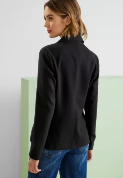 Twill Blazer In Unifarbe
