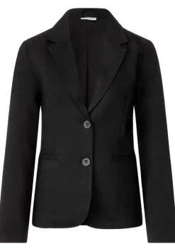Twill Blazer In Unifarbe