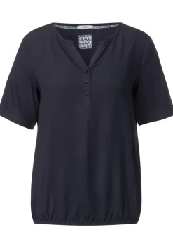 Unifarbene Basic Bluse