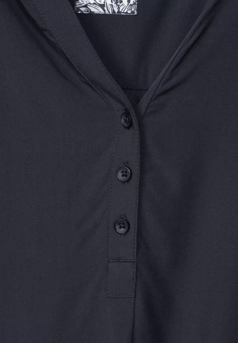 Unifarbene Basic Bluse