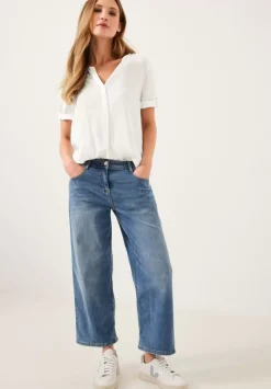 Unifarbene Basic Bluse