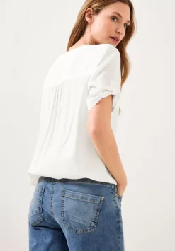 Unifarbene Basic Bluse
