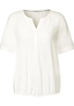 Unifarbene Basic Bluse