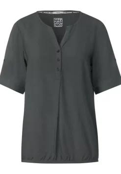 Unifarbene Basic Bluse