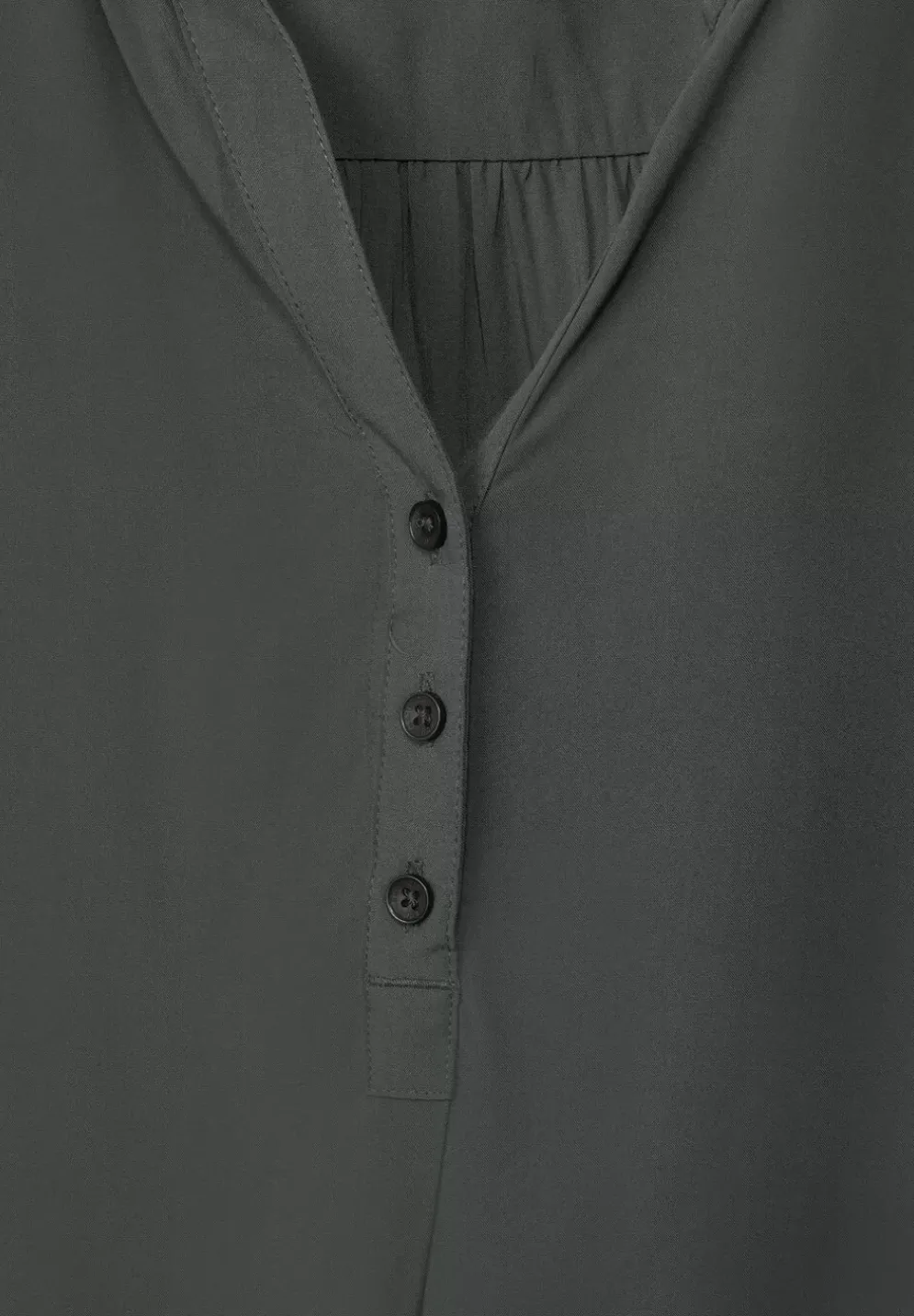 Unifarbene Basic Bluse