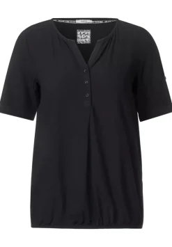 Unifarbene Basic Bluse