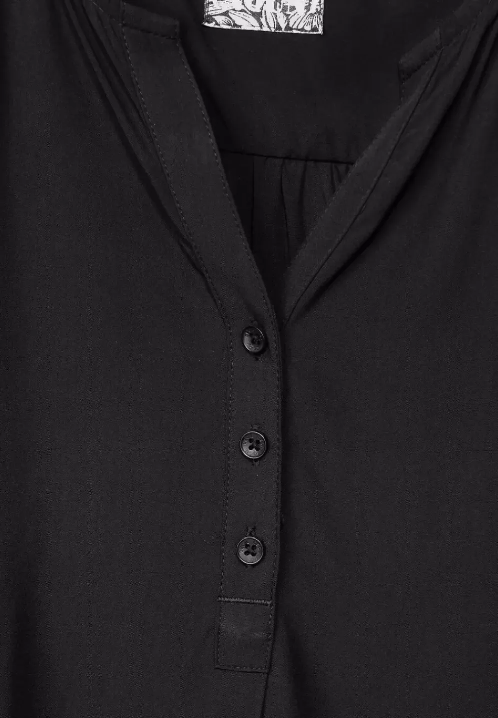 Unifarbene Basic Bluse